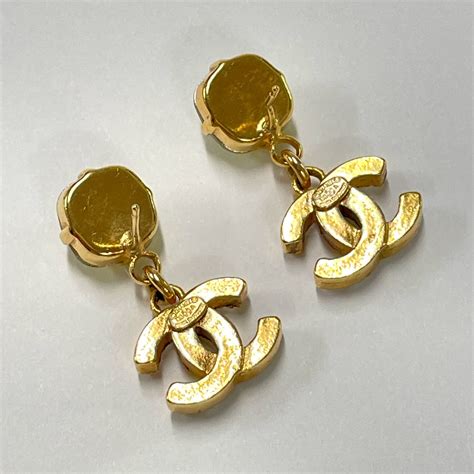 big chanel earrings replica|fake Chanel earrings.